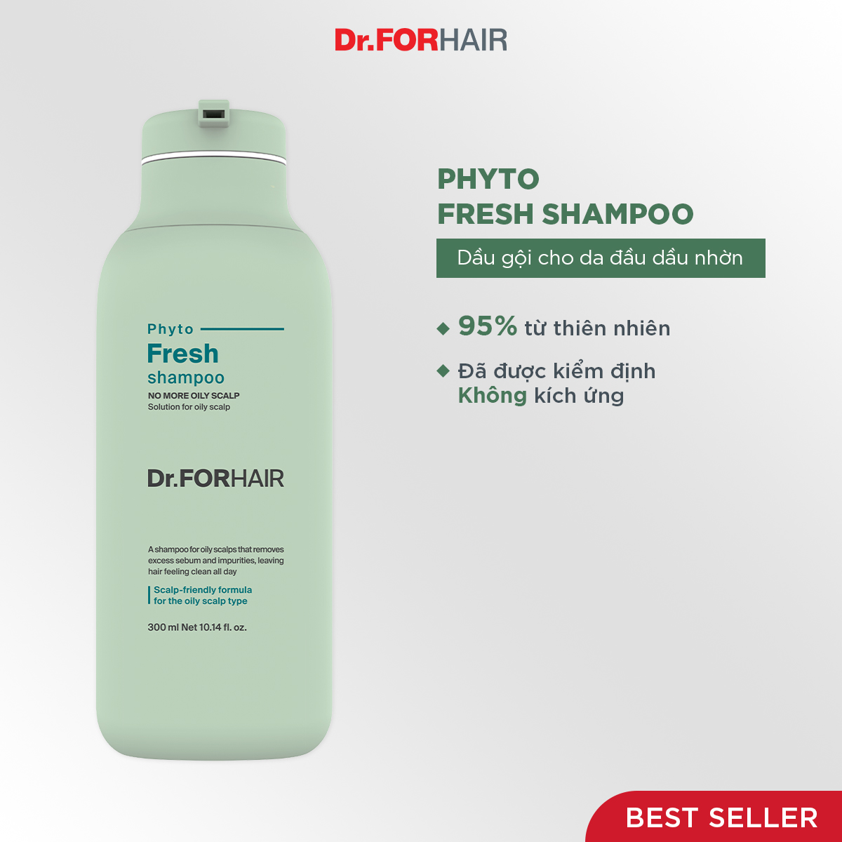 Dầu gội dành cho da đầu nhờn Dr.FORHAIR PHYTO FRESH SHAMPOO