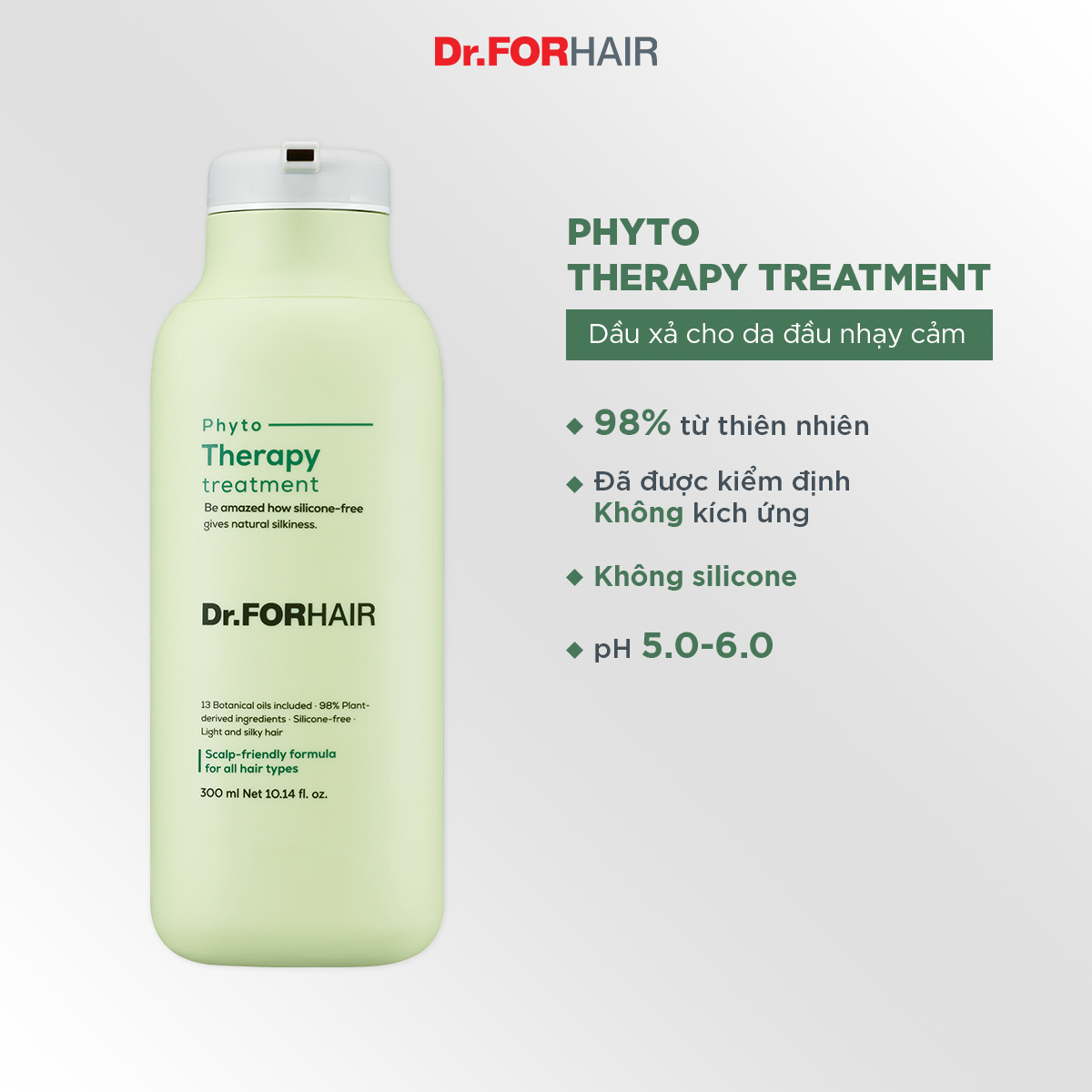 Dầu xả cho da nhạy cảm Dr.FORHAIR PHYTO THERAPY TREATMENT