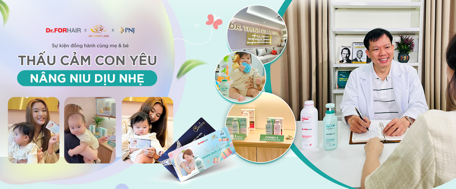 Dr.FORHAIR x Dr.Thinh Care Spa x PNJ